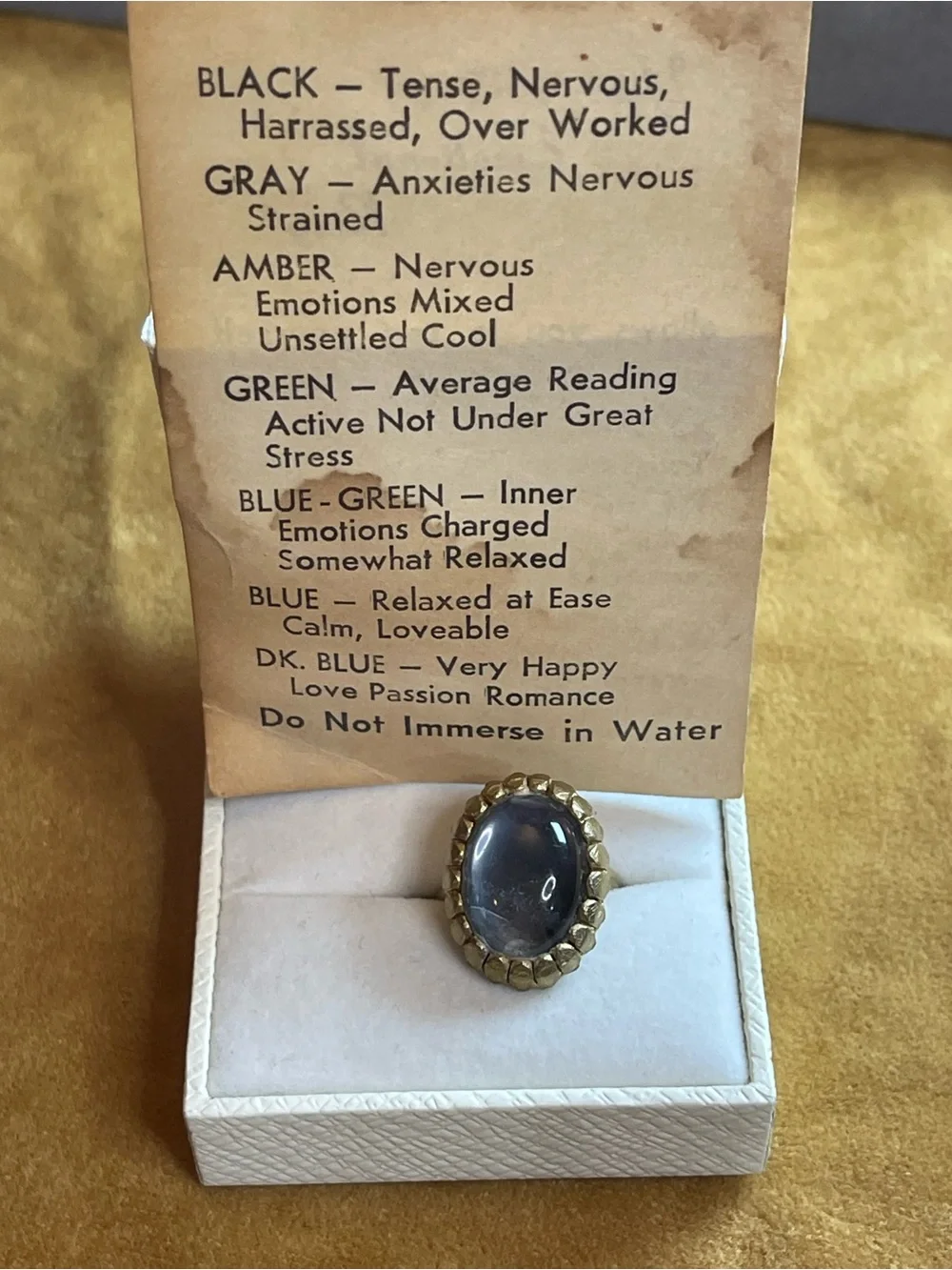 Vintage mood ring - Picture 2 of 4